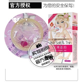 Bao cao su siêu mỏng BCS cô gái màu hồng Hộp 100 chiếc ôm khít nhiều nước bôi trơn kéo dài thời gian Men.69