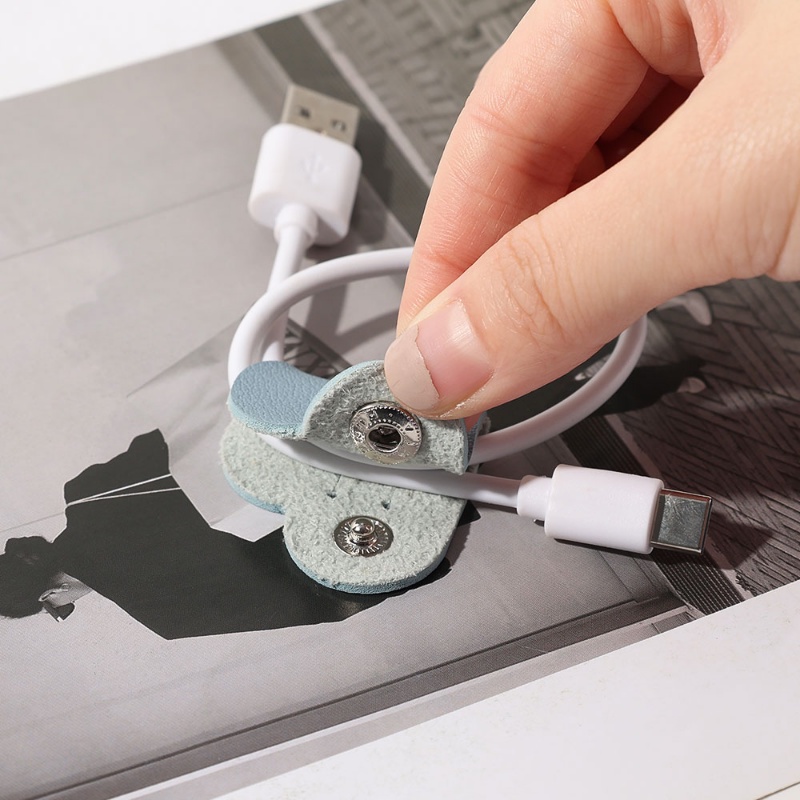 Bộ 5 Kẹp Cố Định Dây Cáp Bằng pu Tiện Dụng Giá Đỡ