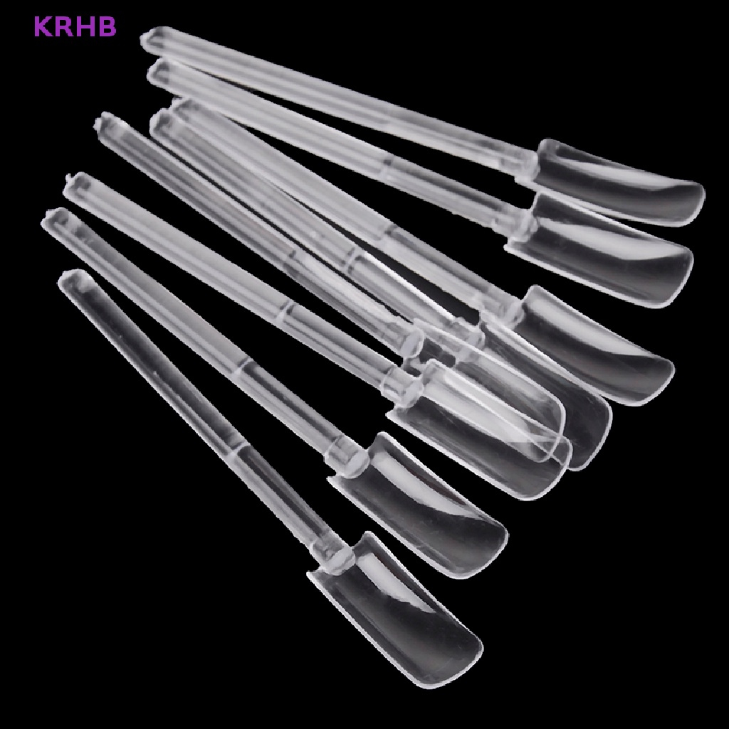 Set 32 Móng Tay Giả Trong Suốt Trưng Bày Mẫu Mới