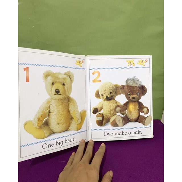 Teddy bear counting vintage dễ thương