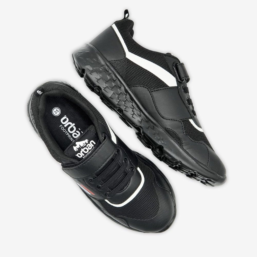 Giày Urban trẻ em quai dán siêu nhẹ TB2208- Đen