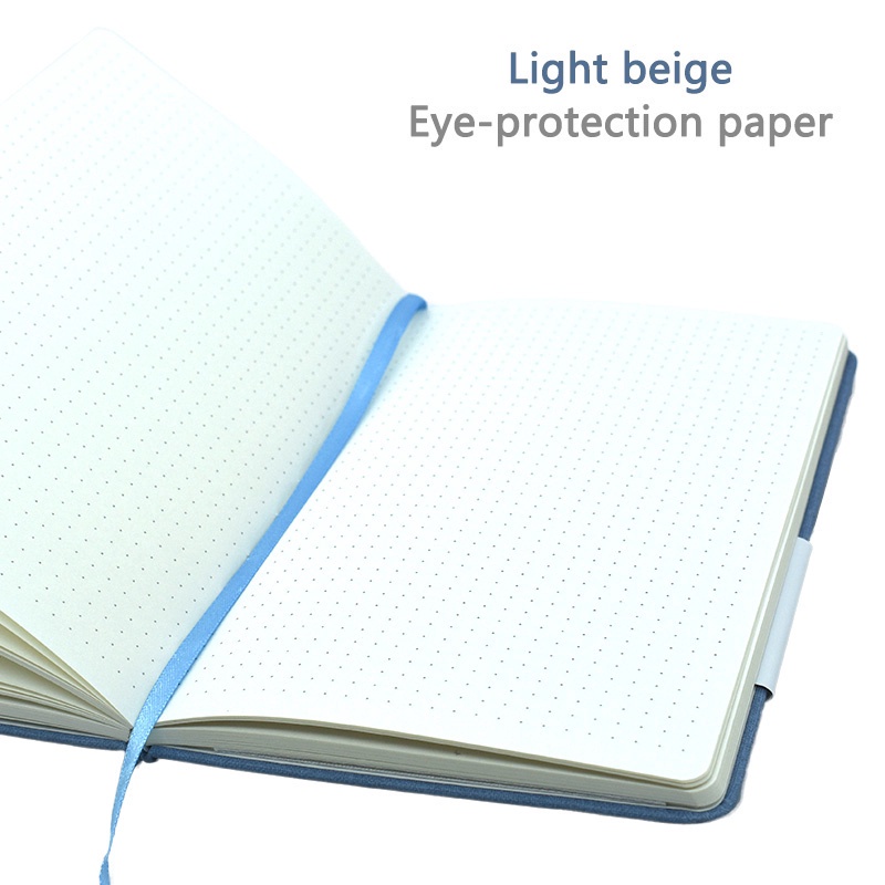 100 GSM Bullet Dotted Journal Planner A5 Bìa cứng vải 160 trang Bên trong túi sổ tay trường học & văn phòng Bujo Văn phòng phẩm: màu cam