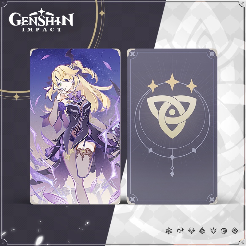 Lyney Bộ Sưu Tập Thẻ Bài Trò Chơi genshin Stagenius Lqokation tcg