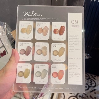 Móng trơn Mix màu - nailbox - móng thiết kế