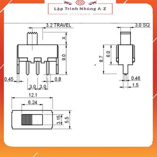[Lập Trình Nhúng A-Z][G27] Combo 10 Chiếc Công Tắc Gạt SS12F44