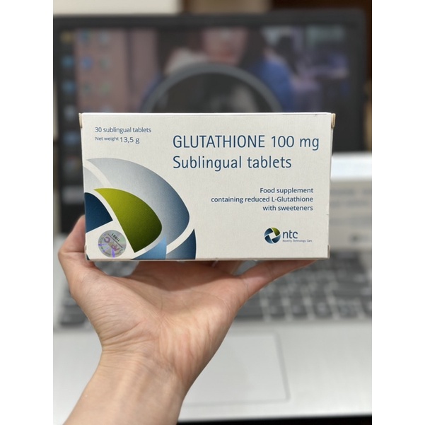 Viên Ngậm Trắng Da Glutathione 100mg nhập khẩu Italy