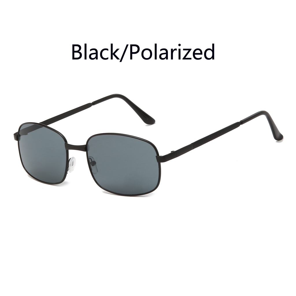 Kính Mát Phân Cực Mặt Vuông Chống Nắng Phân Cực Dành Cho Nam Lái Xe Câu Cá Ngoài Trời