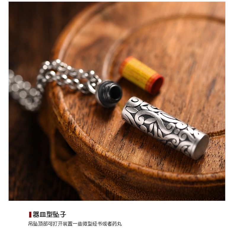 Mặt Dây Chuyền Bạc 99 Có Thể Mở Ra Dành Cho Nam Và Nữ