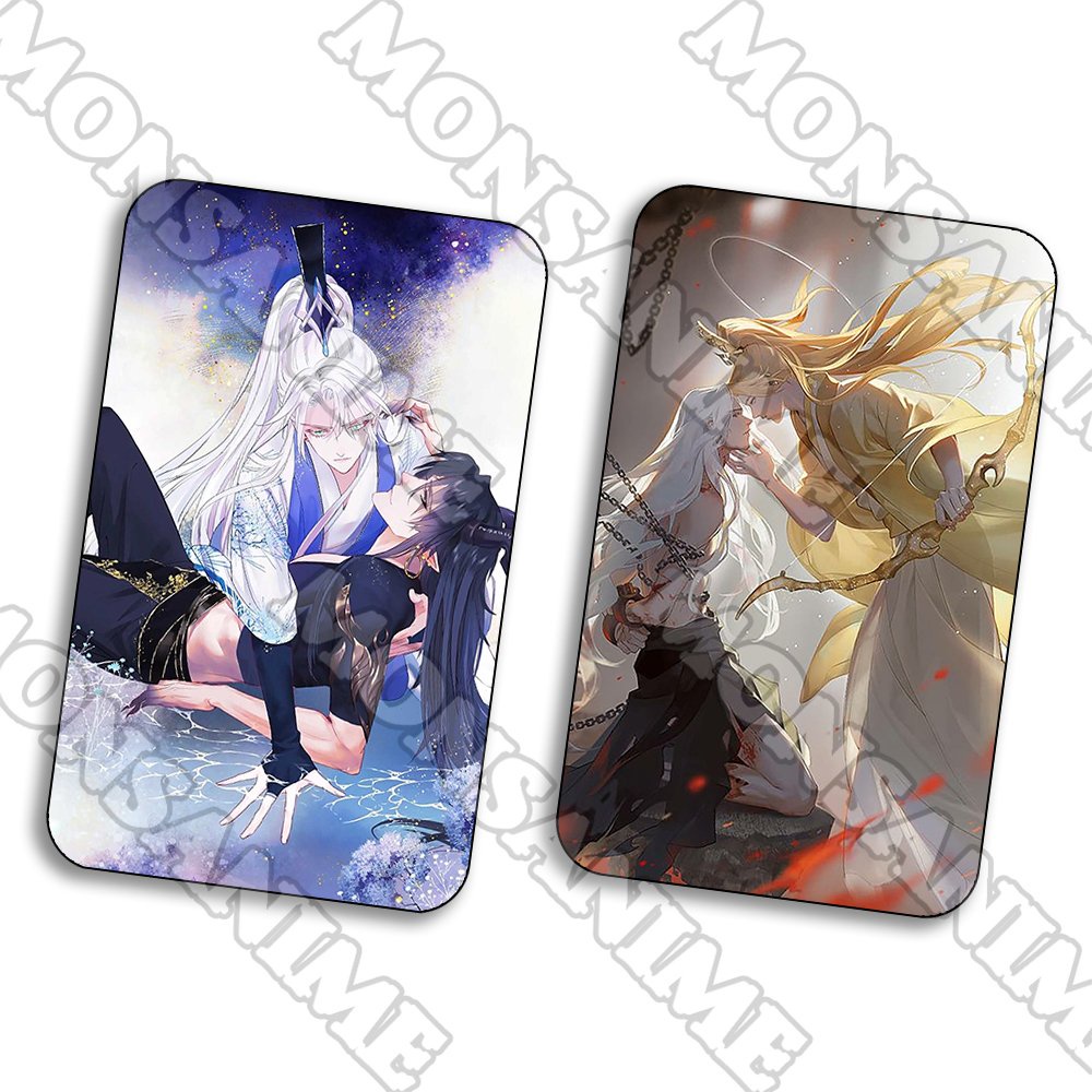 Ảnh card bo góc in hình MA TÔN MUỐN ÔM ÔM ver NẰM BL manhua thẻ bo viền 5*8cm anime chibi 1 tấm