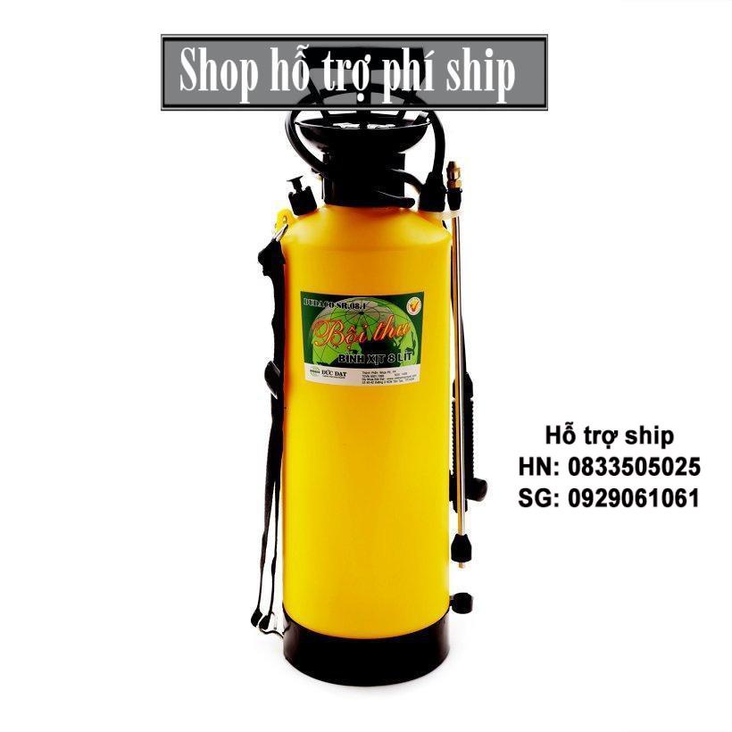 Hỗ trợ Ship- -Bình phun sương bằng nhựa cao cấp (Bình 8 lít) - Bình bơm tay / Bình tưới cây cảnh, bình xịt phun sương,-