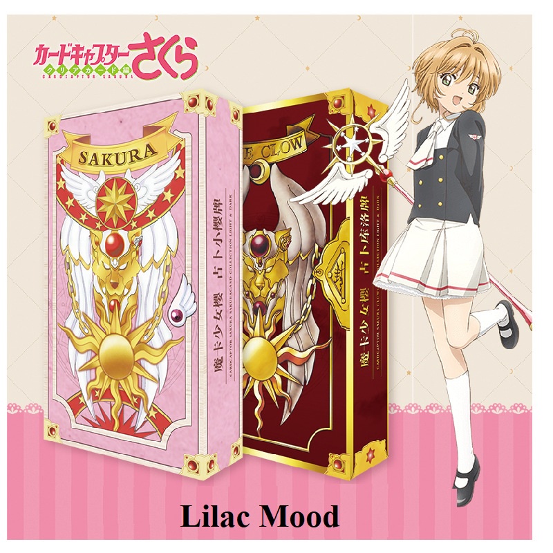 Thủ Lĩnh Thẻ Bài | Cardcaptor / Thẻ Clow Thẻ Sakura xịn chuẩn (tặng kèm 3 card bling Sakura) (sẵn)