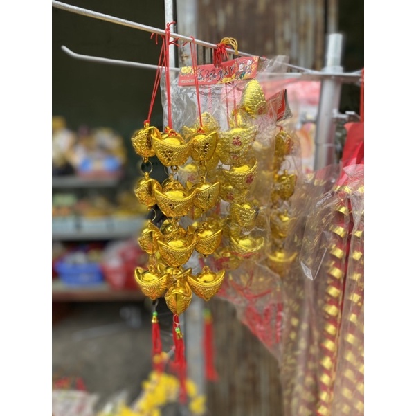 Set dây liễn treo tết - Trang trí cây đào mai- phụ kiện decor làm tháp tài lộc