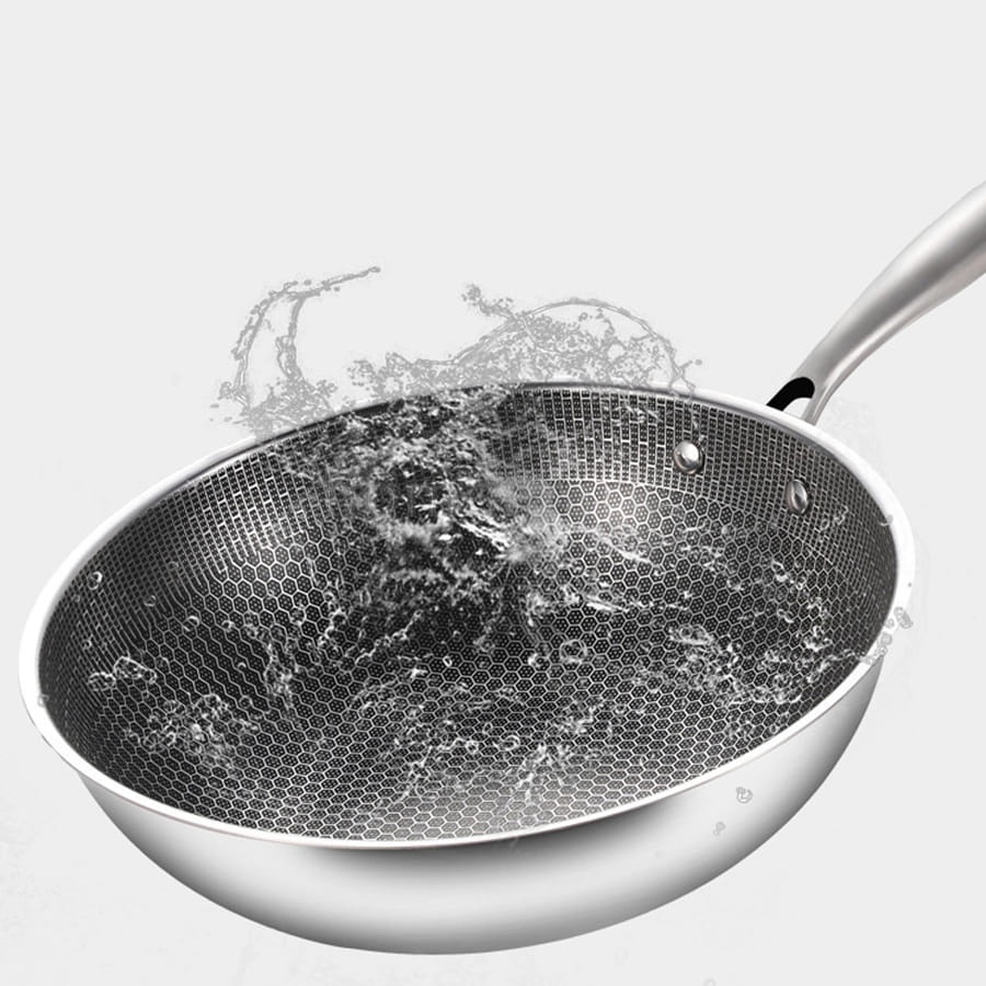 Chảo Chống Dính Tổ Ong Sâu Lòng 32cm, Chảo Chống Dính Dùng Trên Mọi Loại Bếp