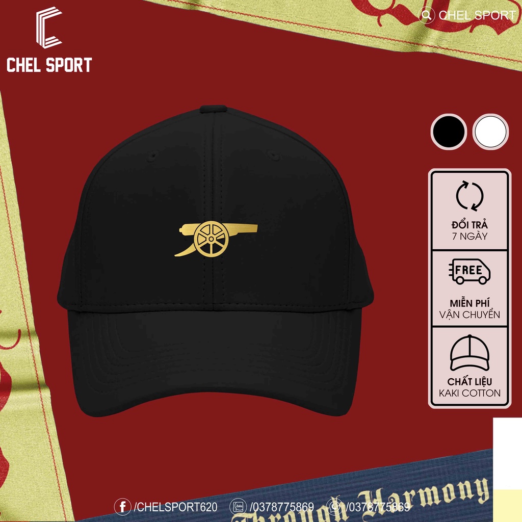 Mũ nón Ar Se Nal kaki 100% cotton