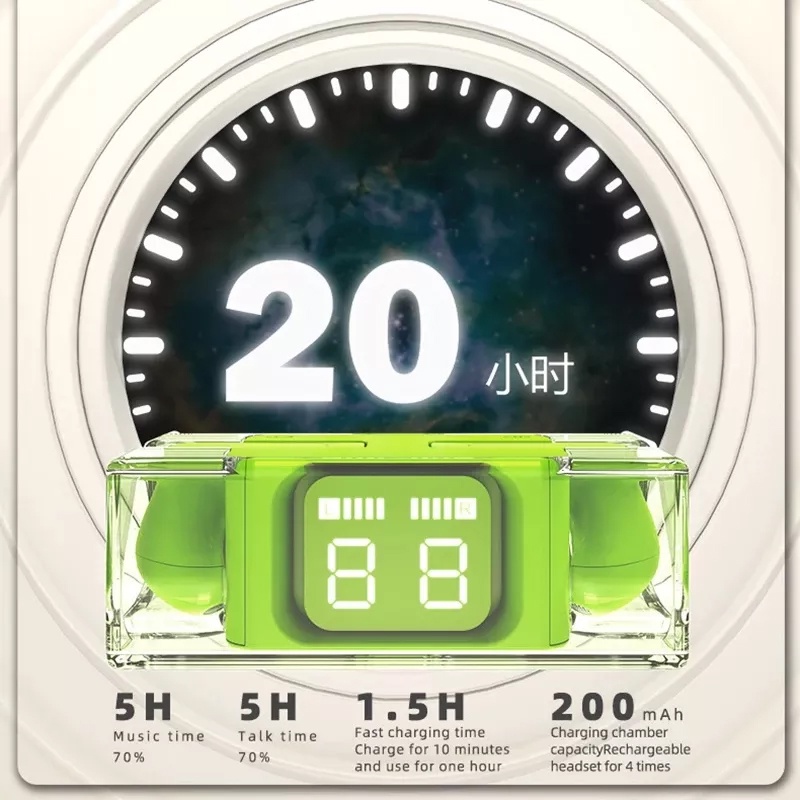 Tai Nghe Nhét Trong Không Dây Bluetooth 5.3 TWS 9D Chống Thấm Nước Có Micro Phong Cách Thể Thao Cho IPhone Xiaomi