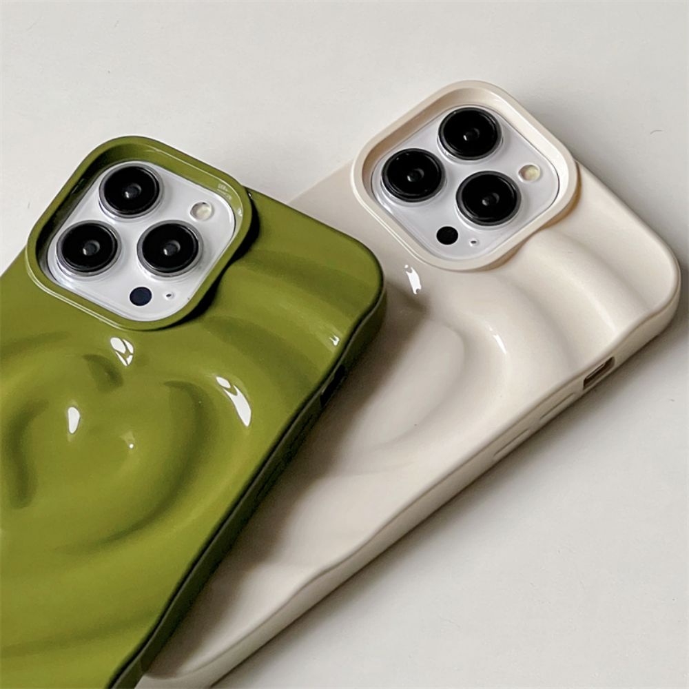 Ốp Điện Thoại IMD Mềm Chống Sốc Màu Trơn Họa Tiết Trái Tim Cho IPhone 11 12 13 14 Pro Max