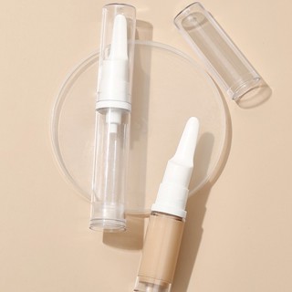 Chai / Lọ Chiết Chân Không Mỹ Phẩm Dạng Đặc Đầu Nhấn Dễ Dàng Kiểm Soát Lượng Ra Sản Phẩm Có Vỏ Bảo Vệ Chống Oxy Hoá