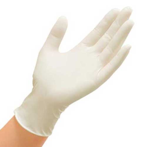 Hộp 100 Chiếc Găng tay Duy Hàng cao su Y tế Latex Có Bột Màu Kem SIZE S