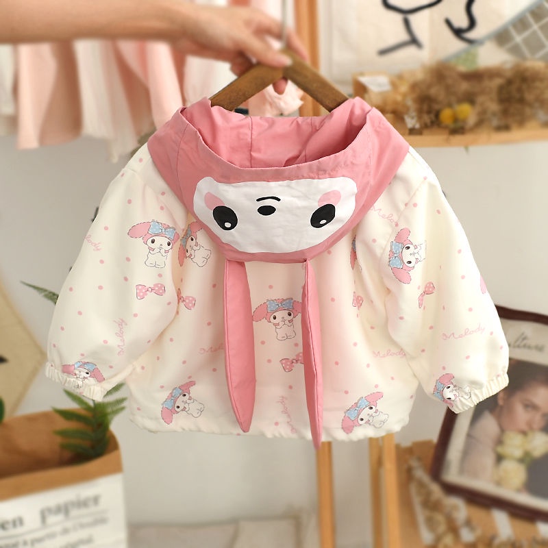 Áo Khoác Hoodie Phong Cách Xuân Thu Cho Bé Gái