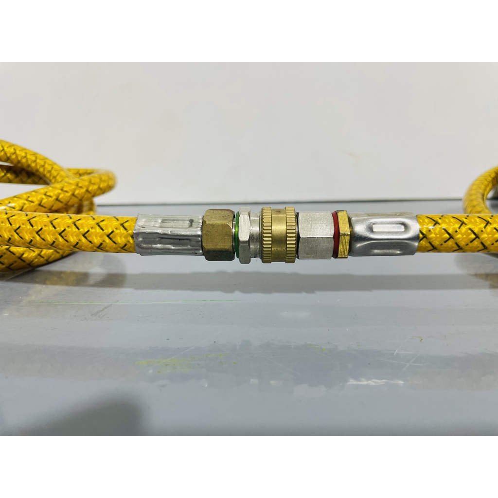 Khớp nối nhanh ren 13mm,dùng cho dây áp lực.1 đầu ren ngoài,1 đầu ren trong.