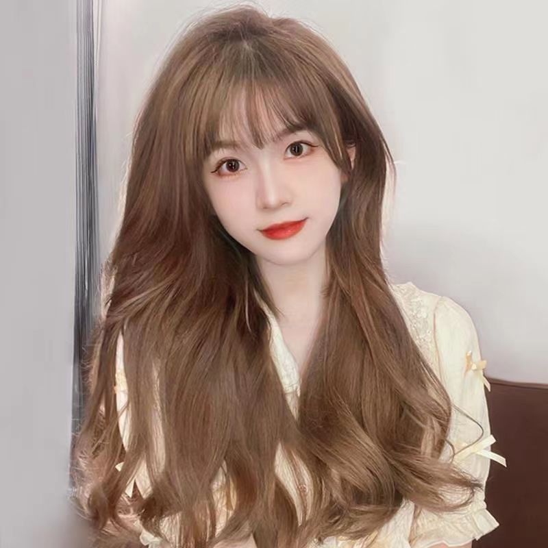 Bộ Tóc Giả Xoăn Dài Màu Tím / Hồng / Tím Phong Cách Lolita Dành Cho Nam Và Nữ