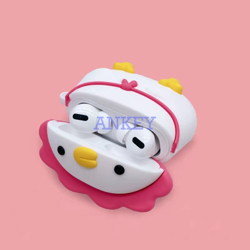 SoundPEATS Air 3 Deluxe / Air3 Pro Vỏ Bảo Vệ Hộp Sạc Tai Nghe Nhét Trong Hình Chú Chó Bull 3D Dễ Thương Cho