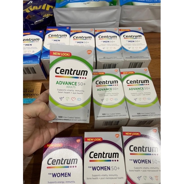 Vitamin tổng hợp Centrum Advance 50+ hộp 100 viên