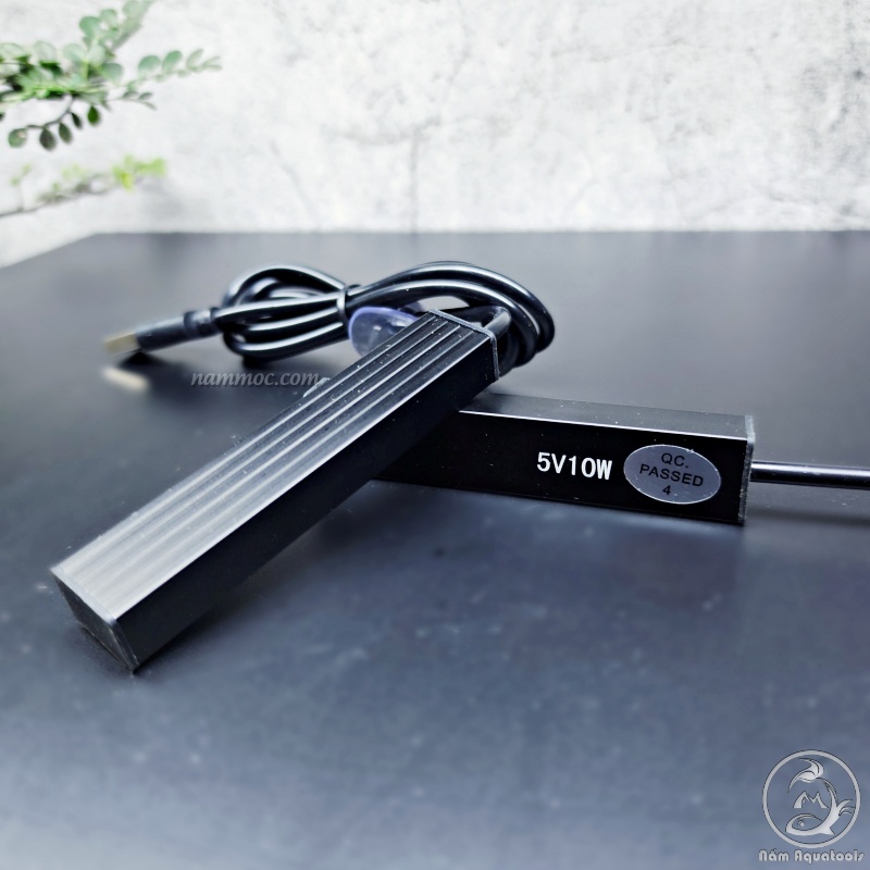Máy Sưởi Mini USB 5V/10W | Sưởi Mini Cho Chậu Cá Tròn, Bể Cá Nhỏ Dưới 25cm
