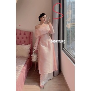 set áo dài tacta cao cấp loại 1( kèm ảnh thật)