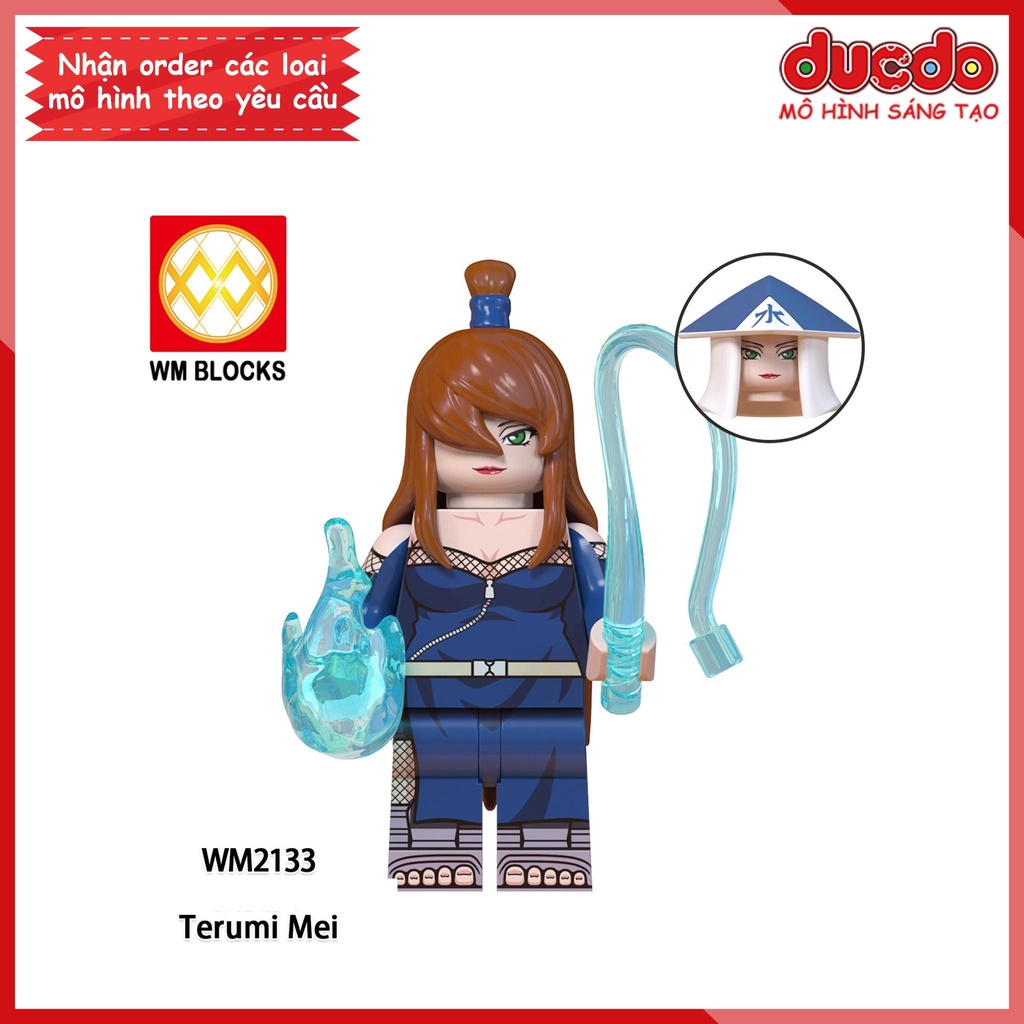 Minifigures các nhân vật trong Naruto Hokage Asuma Kurenai - Đồ chơi Lắp ghép Xếp hình Mô hình Mini WM WM6111