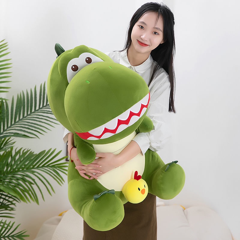 Thú Nhồi Bông Hình Khủng Long / Gà Con 55cm Dễ Thương