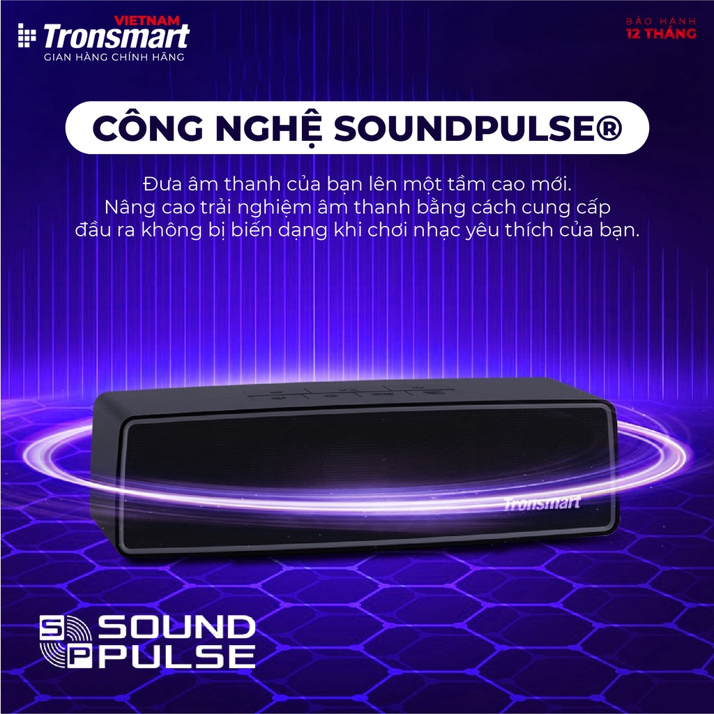 Loa Bluetooth mini 5.0 Tronsmart Studio 30W Ghép nối không dây đến 100 loa Âm thanh trung thực - Hàng phân phối chính hã