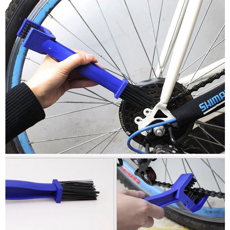 Bàn Chải Vệ Sinh Sên Xích 3D Xe Đạp Xe Máy