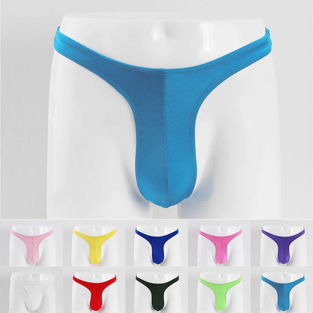 Brief For Men Men Sexy Thongs Big Peni Pouch Breathable G-string Man Bikini