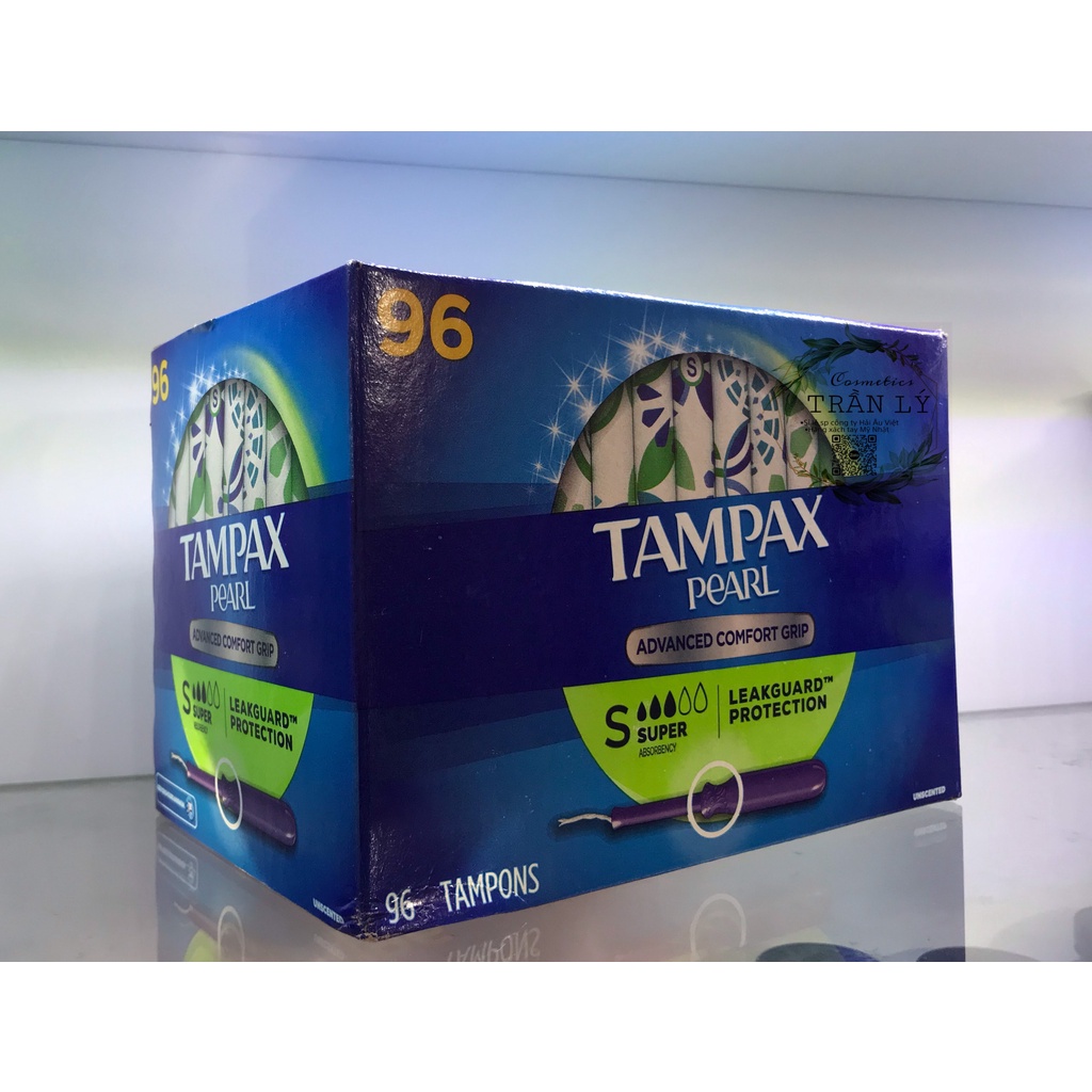 Tampax Pearl Băng vệ sinh Tampons siêu thấm Mỹ