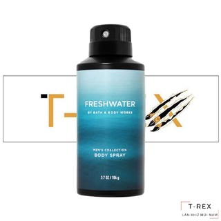 Xịt khử mùi bath & body works body spray freshwater 104gr