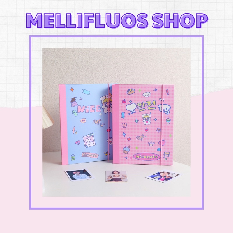 Binder A5 6 còng ảnh đựng card kpop, anime