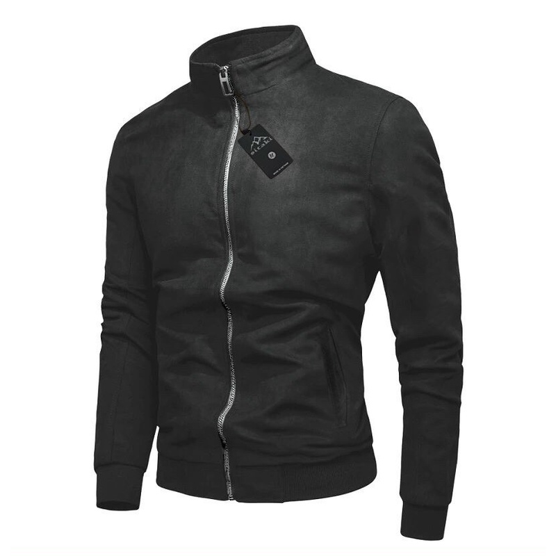 Áo Khoác Nam Da Lộn Lót Bông Hàn Quốc Thời Trang Siêu Ấm