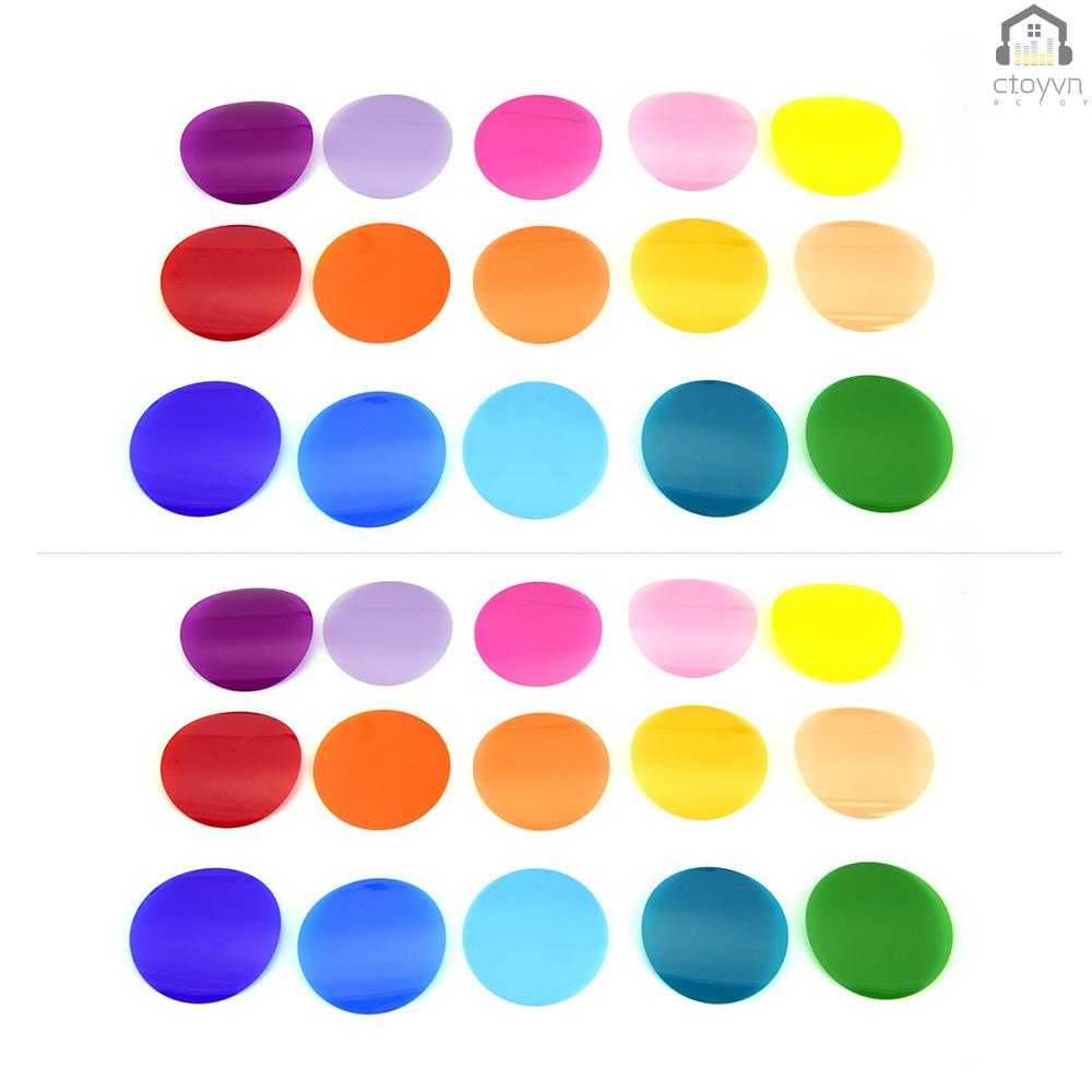 Bộ Lọc Màu Godox V-11C 15 Màu Khác Nhau * 2 Cho Đèn Flash Máy Ảnh Godox V1