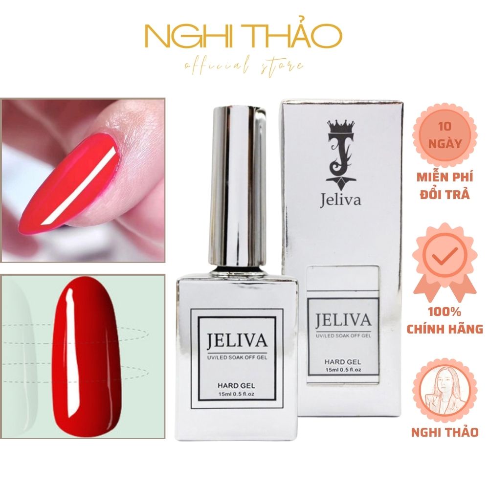 Sơn gel cứng móng Jeliva NGHI THẢO 15ml