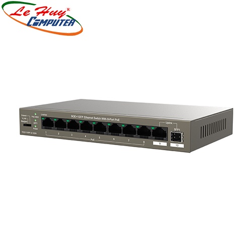 Thiết bị chuyển mạch Switch Tenda TEG1110PF 8-Port PoE + 2-Port Uplink