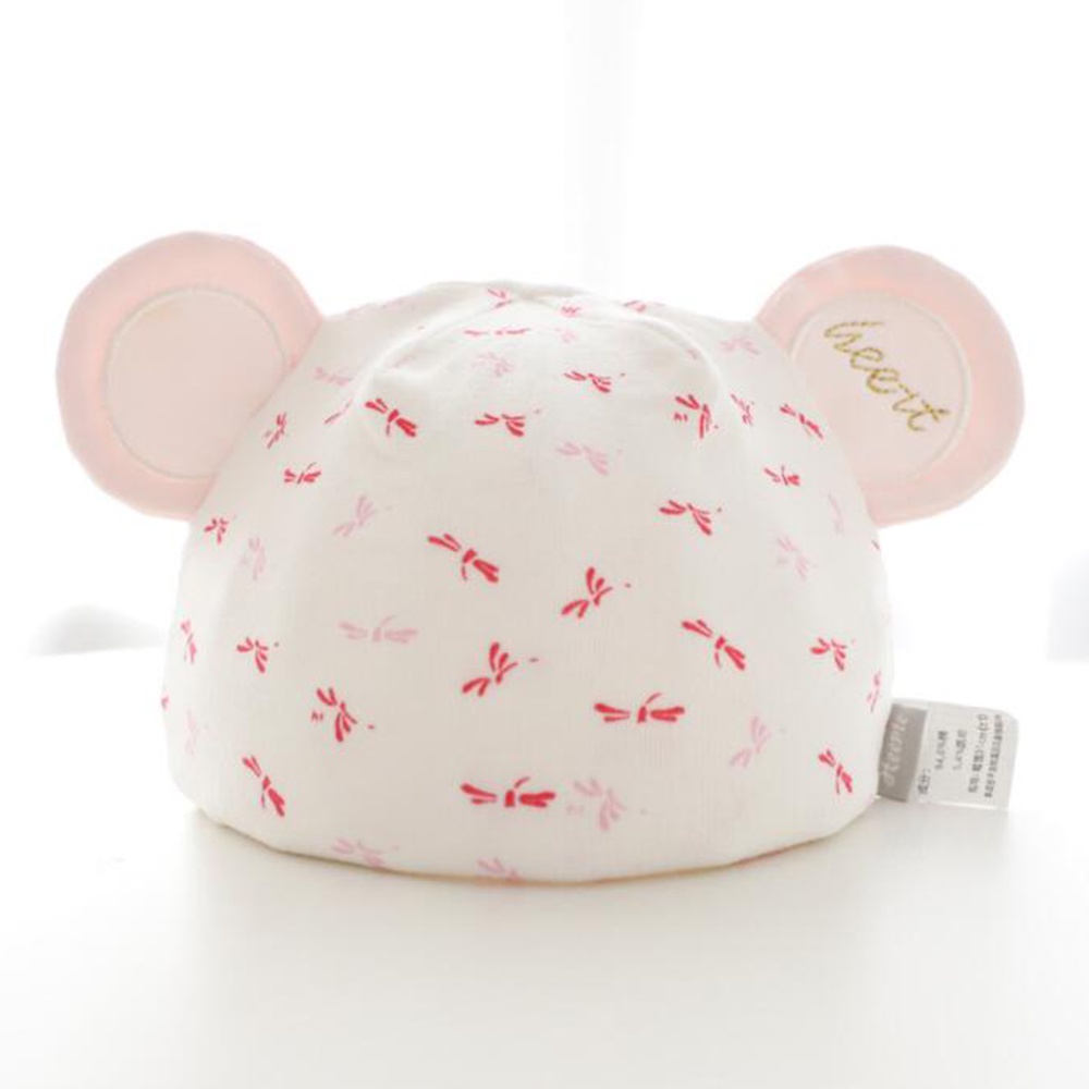 Mũ Cotton In Họa Tiết Hoa / Ngôi Sao Hoạt Hình Dễ Thương Thời Trang Thu Đông Cho Bé Gái 0-3 Tháng Tuổi
