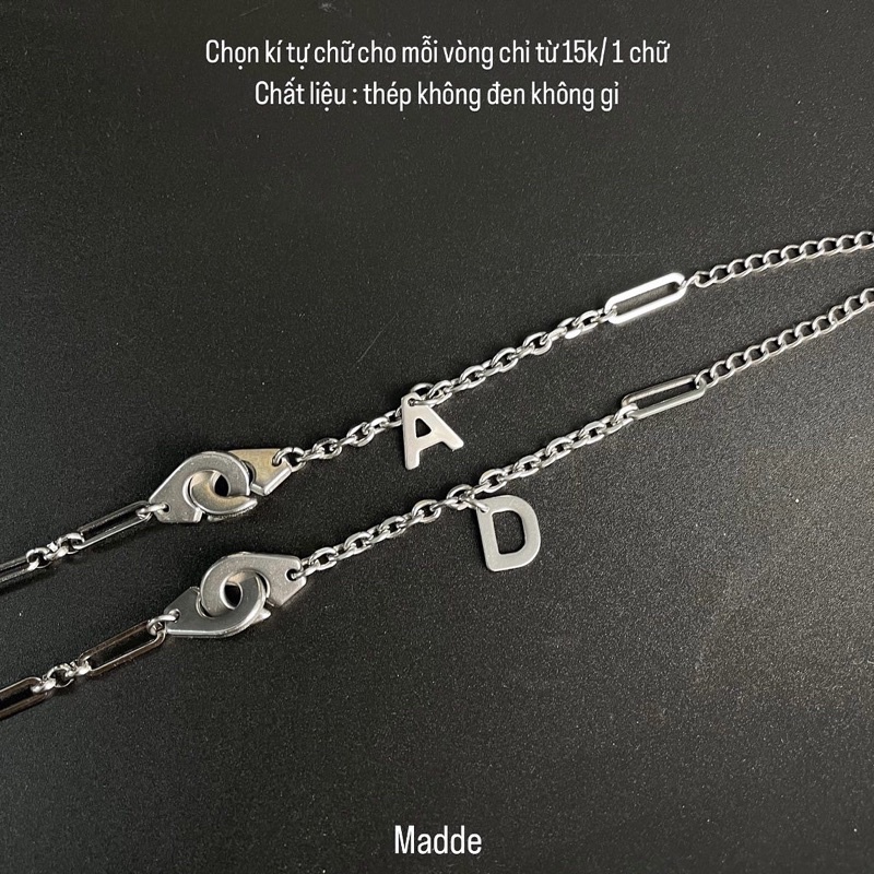 Vòng tay đôi cặp nam nữ / Gắn kết / Madde/2754