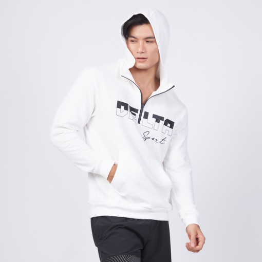 Áo Hoodie Nam French Terry phối khóa cổ HD027M0 chất liệu giữ form tốt, mềm mại, thấm hút và thoáng mát