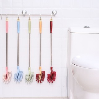 Cọ Toilet 2 Đầu CÁN INOX, Cọ vệ sinh inox, Cọ nhà tắm