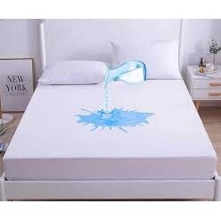 Ga Chống Thấm và tấm lót 3 lớp Bảo Vệ Nệm Chống Thấm màu trắng đủ size