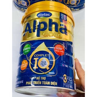 Sữa bột Dielac Alpha Gold IQ 3-900g