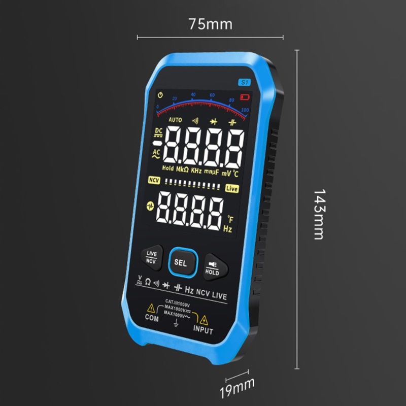 Vạn Năng Kế AOTO Với Đèn Âm Thanh Diode-NCV Hz Kiểm Tra Dây Điện