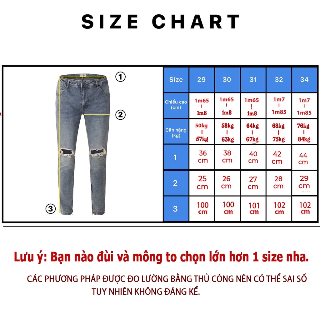 Quần jean nam cao cấp streetwear màu xanh wash có nếp gấp nhỏ, form slimfit, co giãn thoải mái.