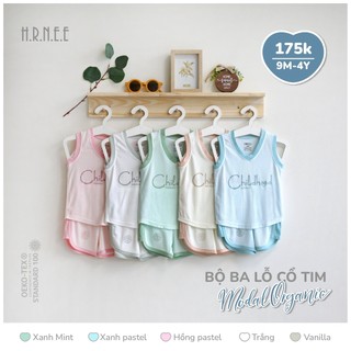 Hrnee - Bộ ba lỗ cho bé chất modal